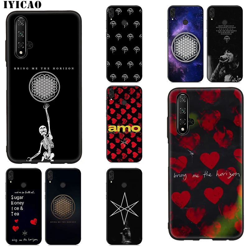 IYICAO мягкий чехол bring me horizon BMTH для huawei Honor 20 10 9 9X 8X 8C 7X 7C 7A 6A Lite Pro View Note силиконовый |