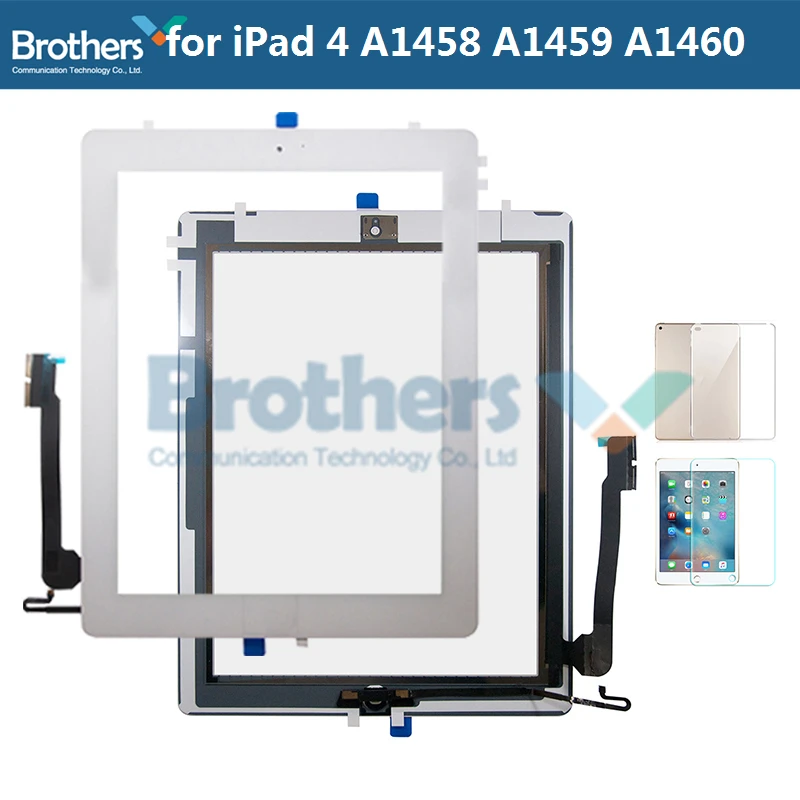 Панель т-дисплея для планшета iPad 4 A1458 A1459 A1460 дигитайзер в сборе стеклянный датчик