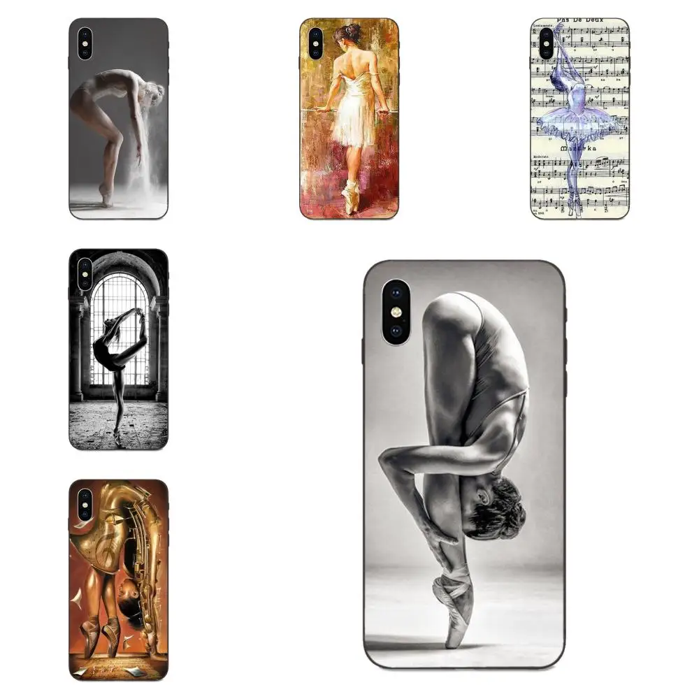 

Soft TPU Capa For Xiaomi Mi Mix Max Note 2 2S 3 5X 6 6X 8 9 SE A1 A2 Lite Play Pro F1 Ballet Ballerina Shoes Dancing Girl