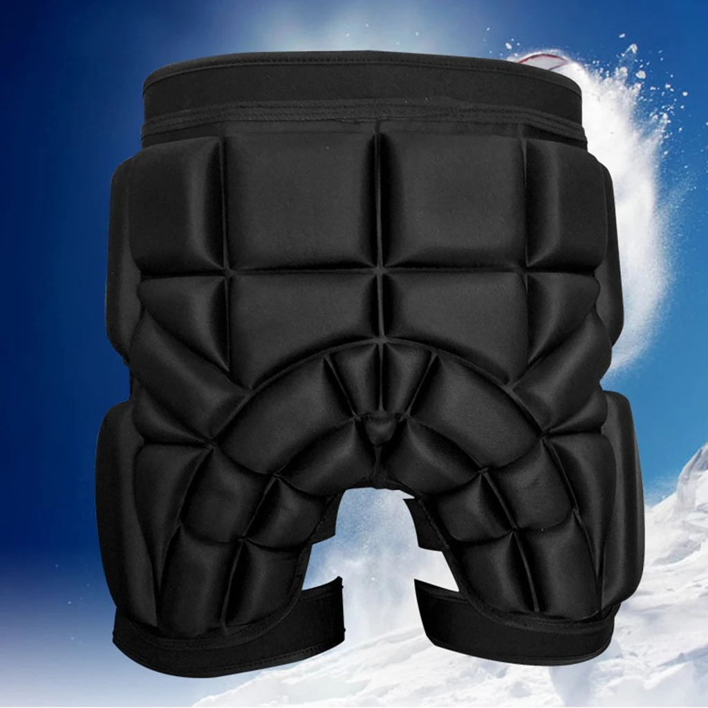 3D gepolsterte Shorts schützende Hüfte für Ski Skate Snowboard Po 