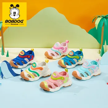

Bobdog summer children men and women fashion breathable foot protection anti-collision Baotou beach sandals light shoes