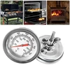 Stainless Steel Barbecue Thermometer Pit Wood Smoker Thermometer Temperature Gauge Celsius Grill Pit Thermometer For Kitchen 1