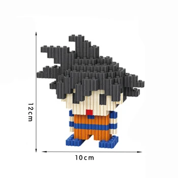 

Diamond Building Blocks Kittys Mini Brick Anime Figures SonGoku Kakash Gaara One Piece Educational Toys For Children 400pcs+