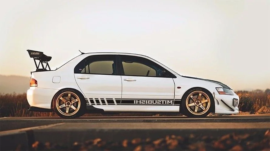 

For 2X Multiple Color Graphics Lancer EVO Mirage Car Racing Decal Sticker