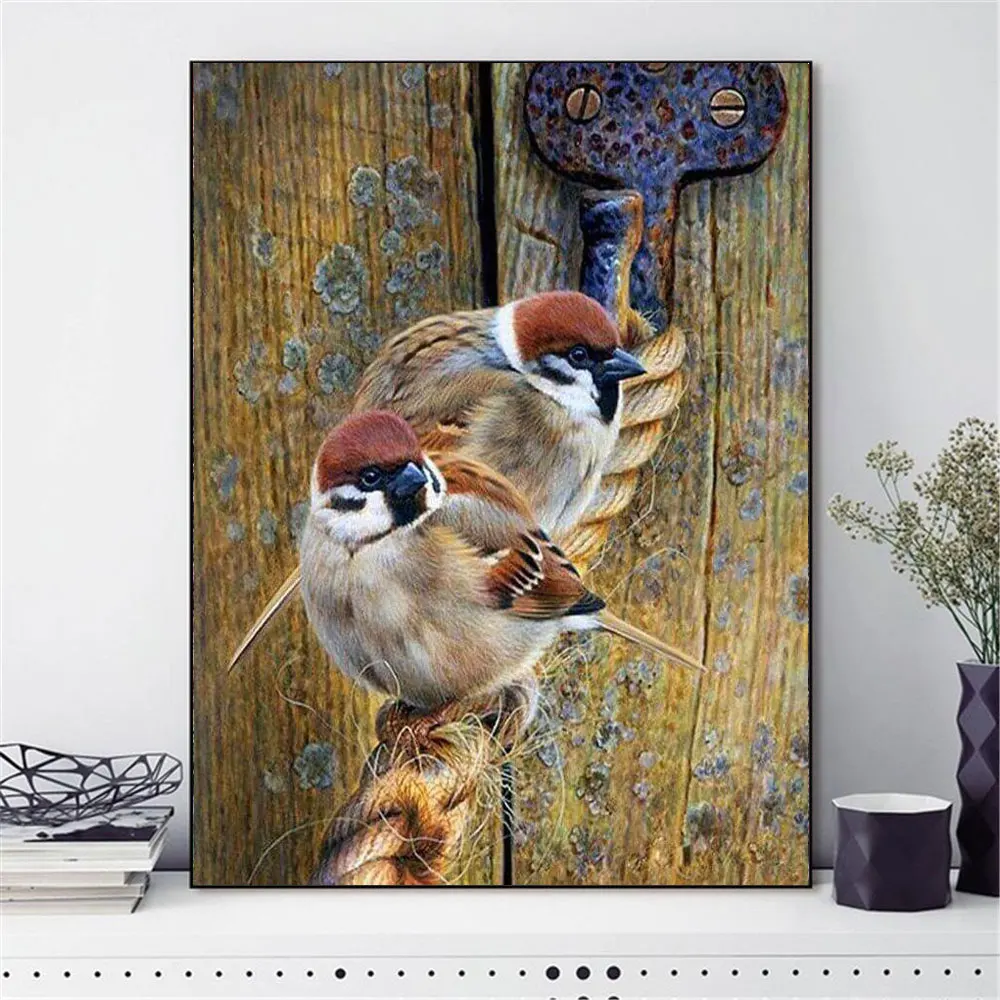 C2-Needlework-Sets-For-Full-Embroidery-Kits-Tree-And-Bird-Animals-White-Canvas-14CT