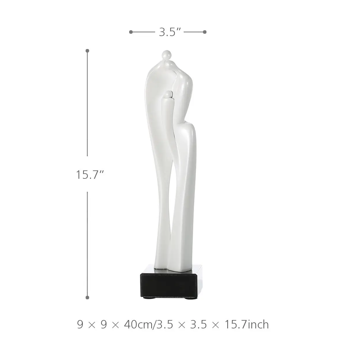 

Lovers Resin Sculpture Fiberglass Ornament Indoor Decor Statue Figurine Abstract Exaggerate Modern Art