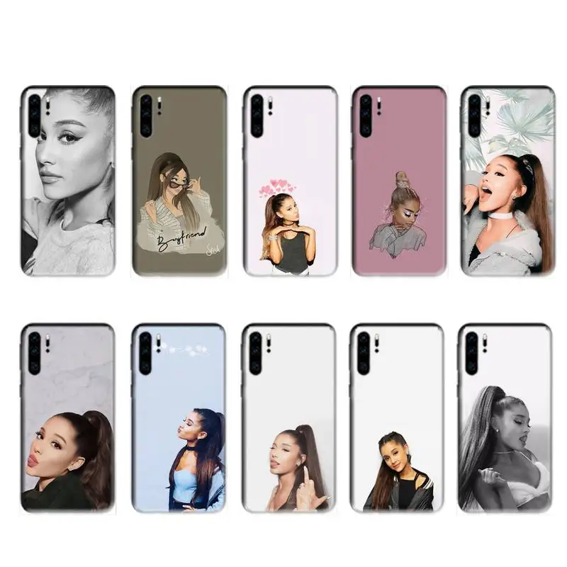 Ariana Grande case for huawei p20 p30 p40 pro mate 10 20 30 lite p smart y7 2019 plus nova 3I cases cover | Мобильные телефоны и