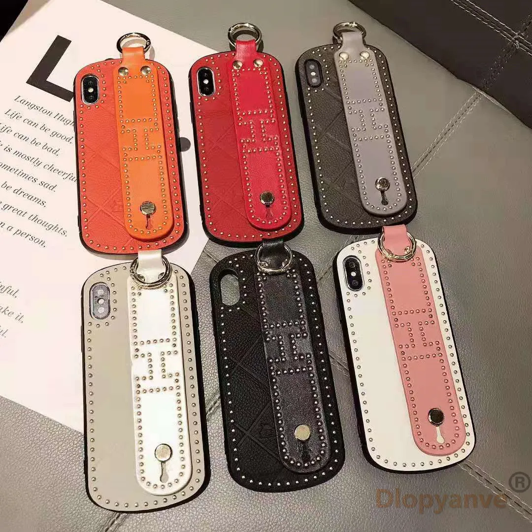 Модный портативный кожаный чехол для телефона для IPhone 11, 11Pro, X, XR, XS, Max, 6, 6 S, 7, 8 Plus, чехол с изогнутым ремешком, защитный чехол