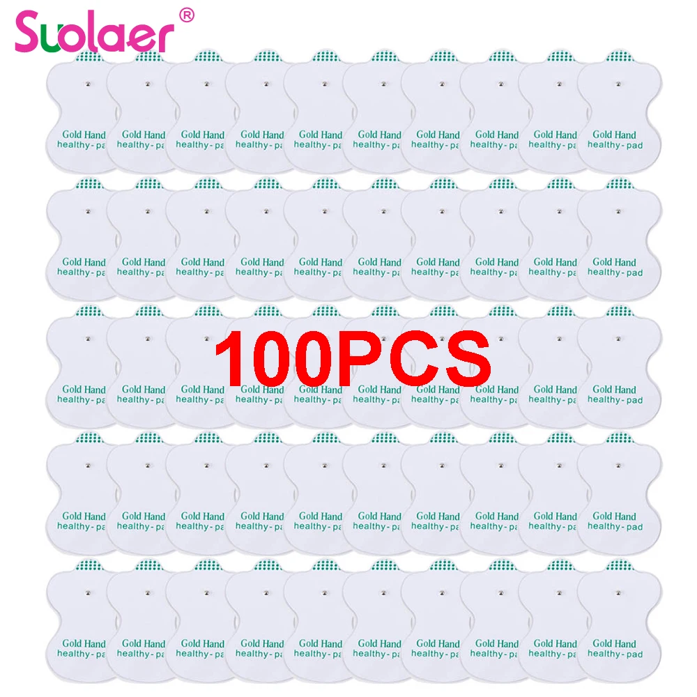 TENS Electrodes Physiotherapy-Machine Health-Care-Tool Nerve Muscle Stimulator 100PCS
