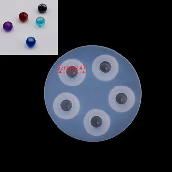 

JAVRICK Ball Shape Silicone Necklace Pendant Jewelry Mold Casting Making DIY Resin Craft NEW