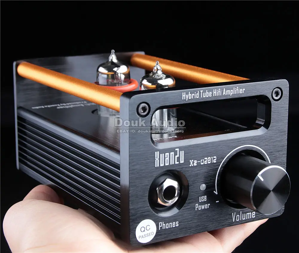 Douk аудио мини чистый класс Гибридный ламповый усилитель для наушников USB DAC HiFi стерео аудио предусилитель