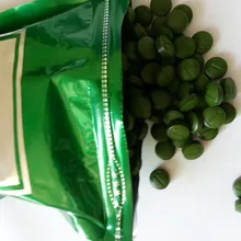 Зеленые водоросли таблетки хлорелла таблетки сломанной щелочных продуктов, которые белок хлореллы 1000 шт./кор