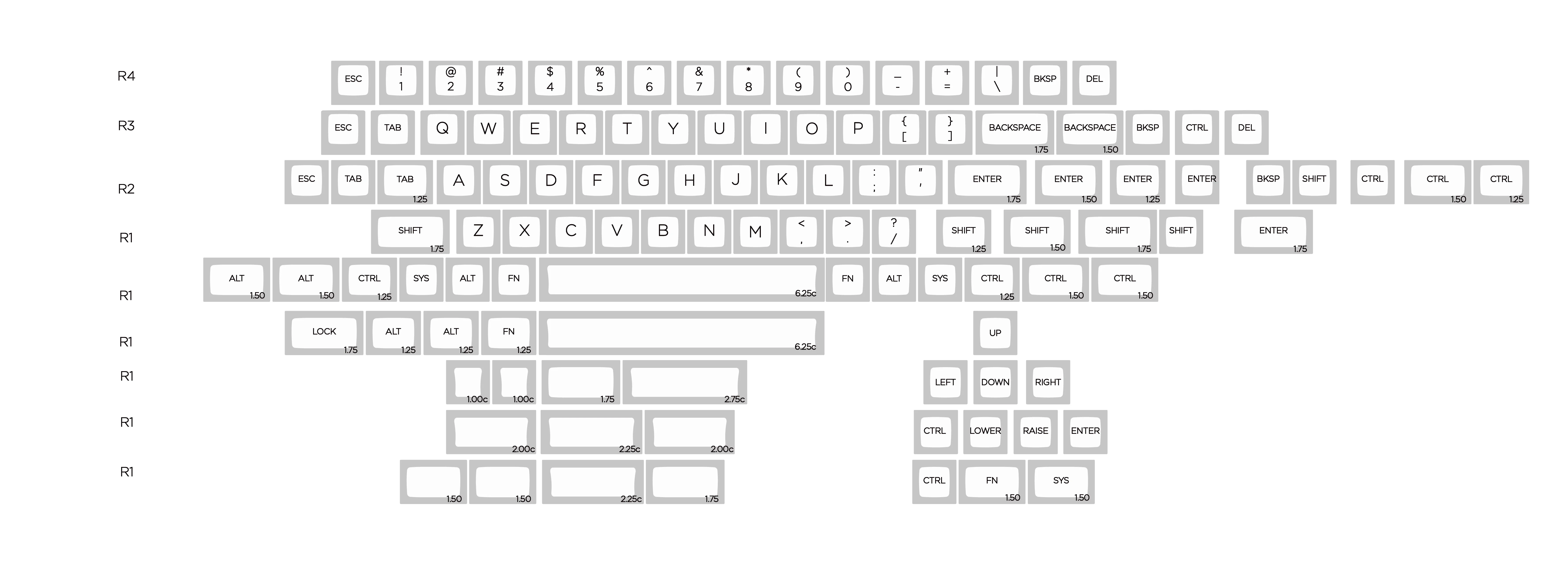 Key Setup Kat Alpha new profile pure white heat Sublimation key cap blank 40S 68 87 104Mechanical keyboard 2 Key Setup Kat Alpha new profile pure white heat Sublimation key cap blank 40S 68 87 104Mechanical keyboard 2
