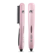 Золотой рисовый бренд элегантный белый YB-388 прямой расческа, прямые волосы вьющиеся волосы двойного назначения выпрямитель для волос от производителя Dir