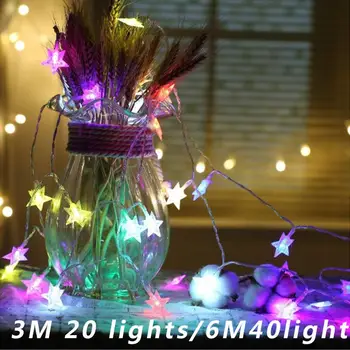 

LED Stars Shape Light String Fairy Lights Christmas Decoration Gift 300CM USB