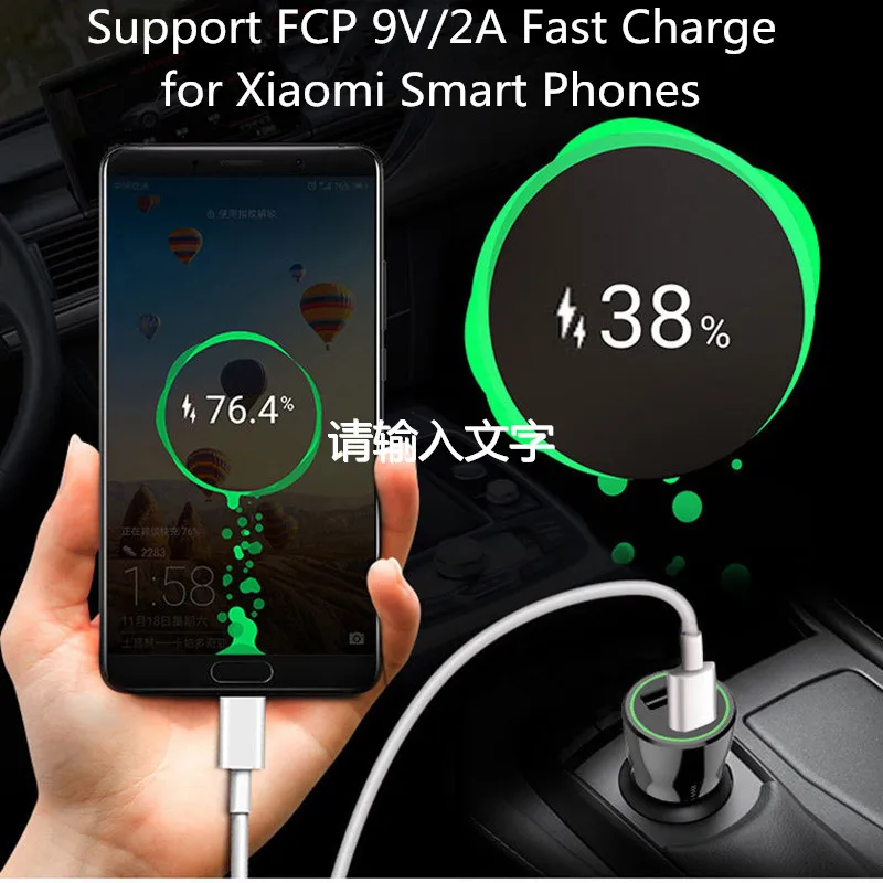 Charger Typ c cable 2A type-C кабель Авто умный светодиодный индикатор QC3.0 быстрое автомобильное зарядное устройство для Xiaomi mi 9T Pro CC9 CC9E Red mi K20 Pro Note 7 Pro Note 8 - Тип штекера: Charger Typ c cable