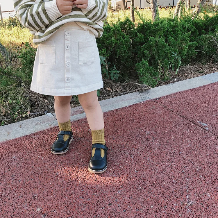 Детская одежда г. Осенние юбки трапециевидной формы для маленьких девочек шикарные детские юбки с карманами в Корейском стиле для малышей