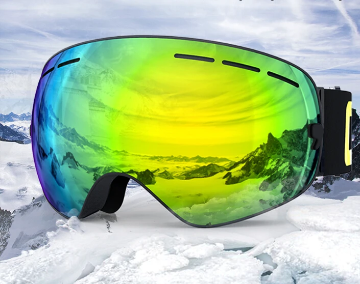 Protective cover goggles, smart skate custom logo ski goggle lens