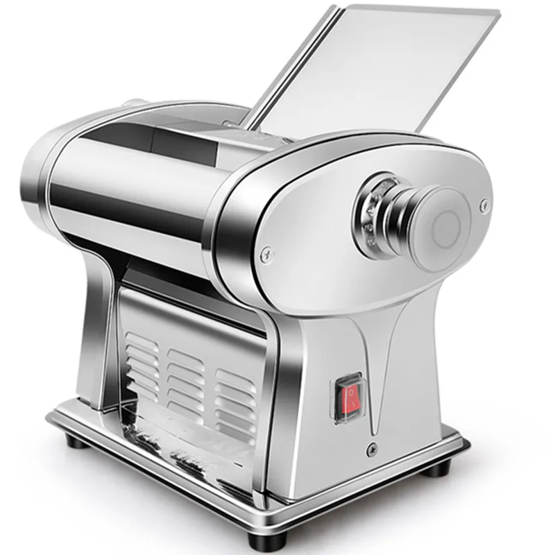 Noodle Maker 110V 220V Multifunctional Electric Noodle Maker Machine Stainless Steel 6 Gear Control Electric Spaghetti Machine Dumpling Dough