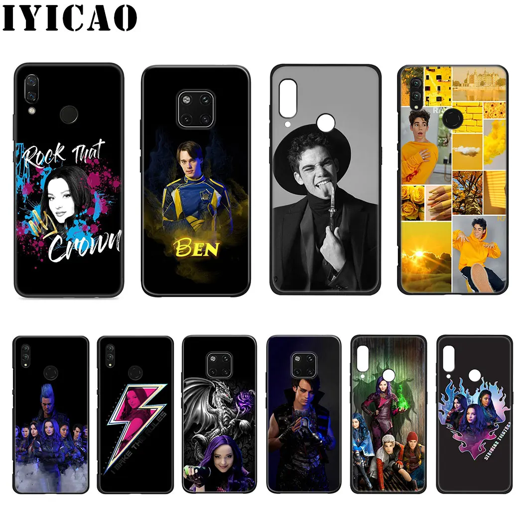 

Descendants 3 Cameron Boyce Soft Silicone Case for Huawei Mate 30 Pro Lite Y9 Prime P9 P8 Lite Cover