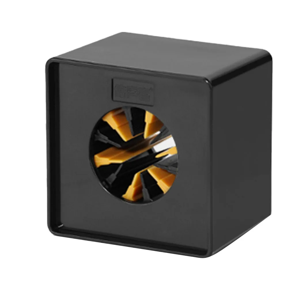 

Portable Square Cube For Interview Microphone ABS Internal Flag Station With Fixed Rubber
