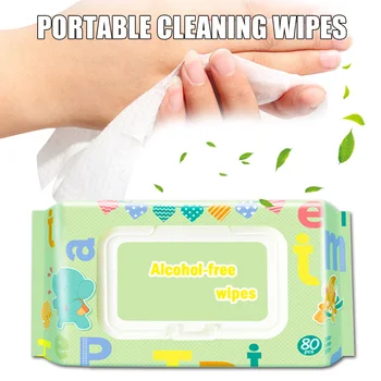 

Hot Disinfection Wet Wipe 80pcs/pack Portable Handi-Pack Wipes Hand Cleaning Sanitary Safety Wet Napkins QP2