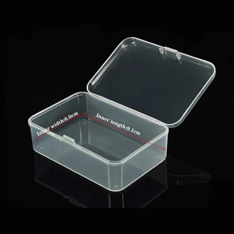 Коробка для деталей прямоугольная прозрачная коробка из полипропилена зубной