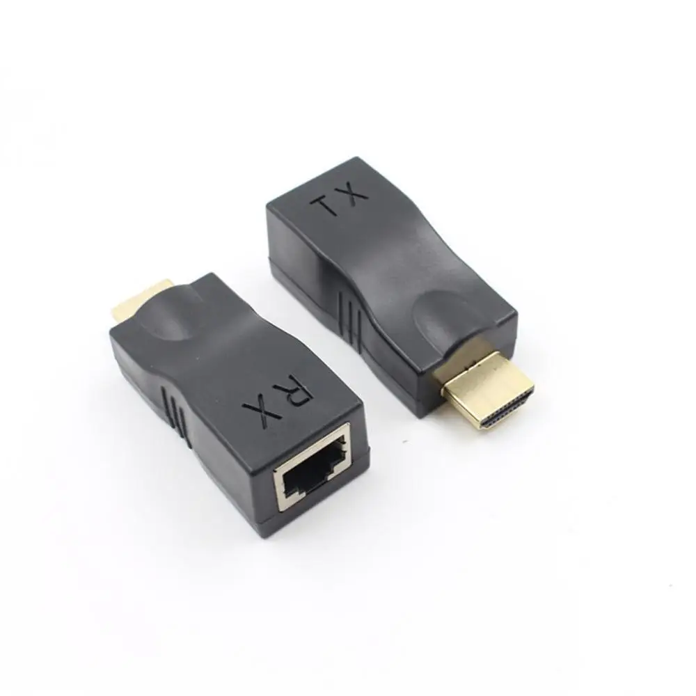 4k 3D HDMI HD 1080P HDMI удлинитель по одному RJ45 Cat 5e/6 сетевой Ethernet адаптер расстояние передачи до 30 м r20
