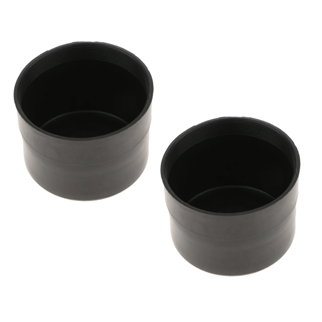 2X Universal Rubber Housing Seal Cap Dust Cover Car LED Headlight 75X60mm