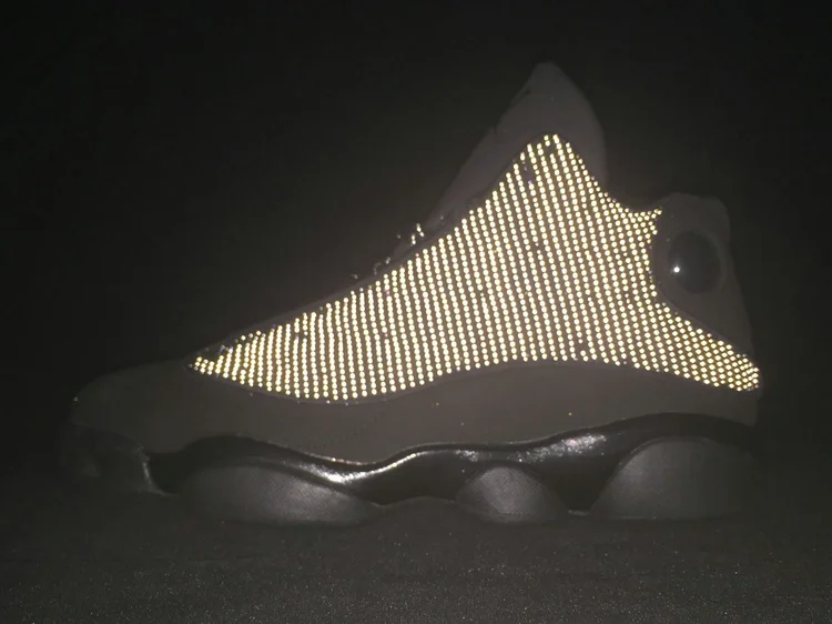 Обувь с высоким берцем новые оригинальные Jordan 13 Ретро Для мужчин обувь Баскетбол спортивная обувь с изображением черного кота, светоотражающая лента 3M солнцезащитные очки "кошачий глаз", IA1127-108