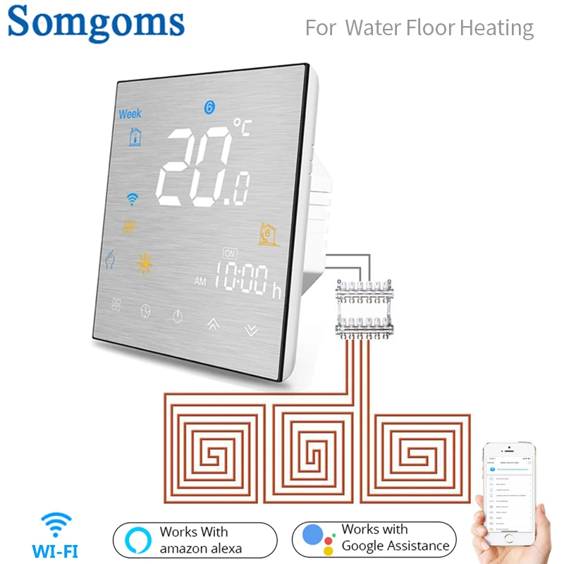 Temperature-Controller Tuya Smart Thermostat Programmable Wifi Alexa Water-Heating Smart-Life