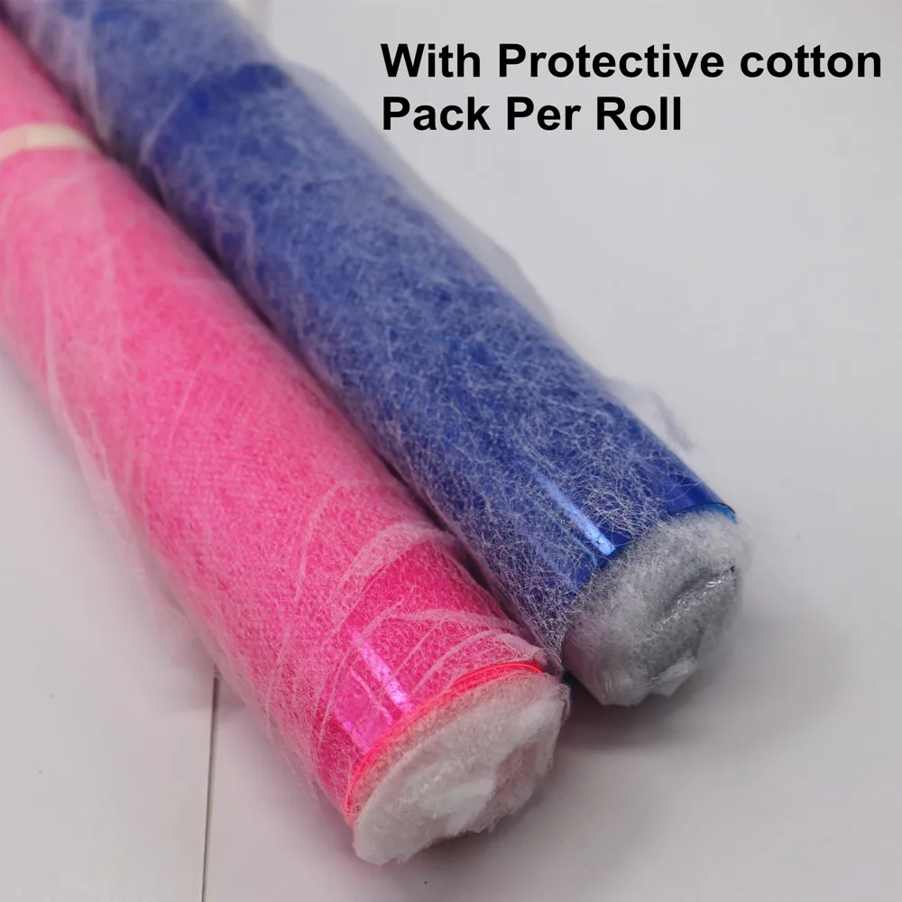 Leather Fabric Vinyl Sewing Fabric Vinyl Fabric 30x120cm Roll Neon Pink Colorful Clear Transparente PVC Film Vinyl Faux Leather Fabric Soft Glass Cloth Waterproof For Bag BH050