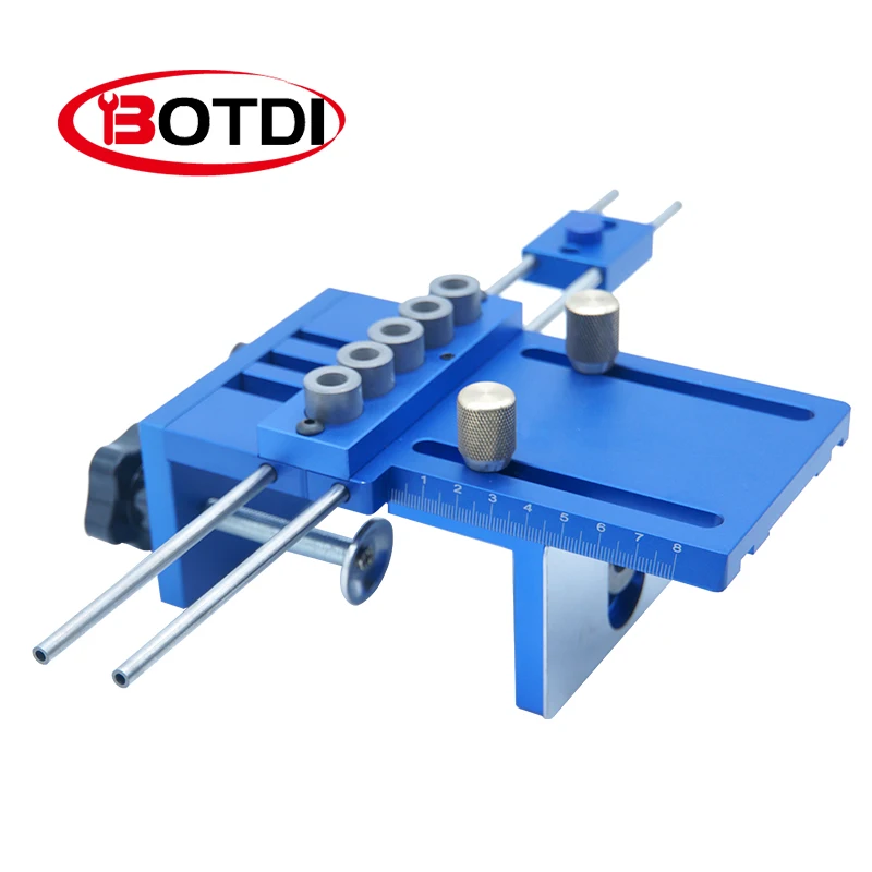 

Log hole punching machine combination / three in one hole locator woodworking punching saw DIY tool