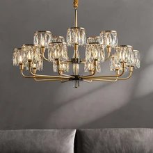 

Crystal chandelier ceiling chandeliers for living room 2021 modern bedroom LED chandelier classical loft K9 Crystal