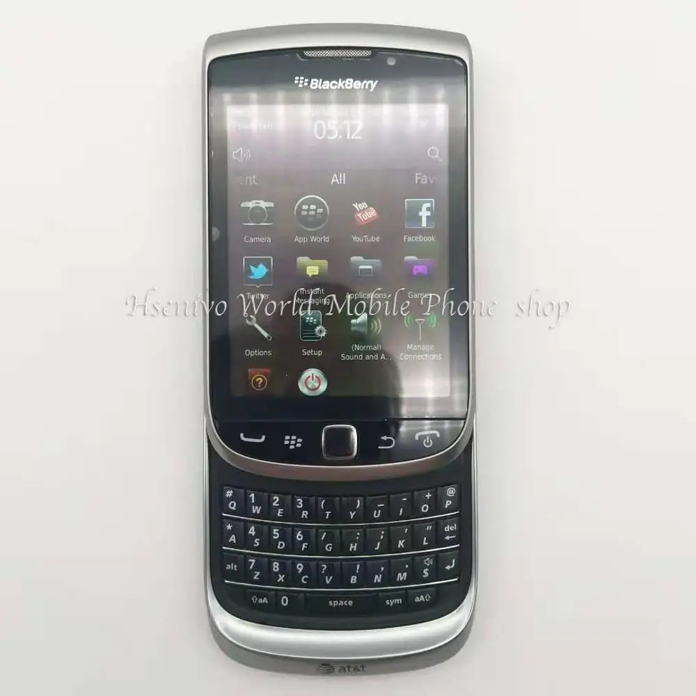 Оригинальный фонарь BlackBerry 9810 мобильный телефон разблокированный смартфон 3G Wi Fi