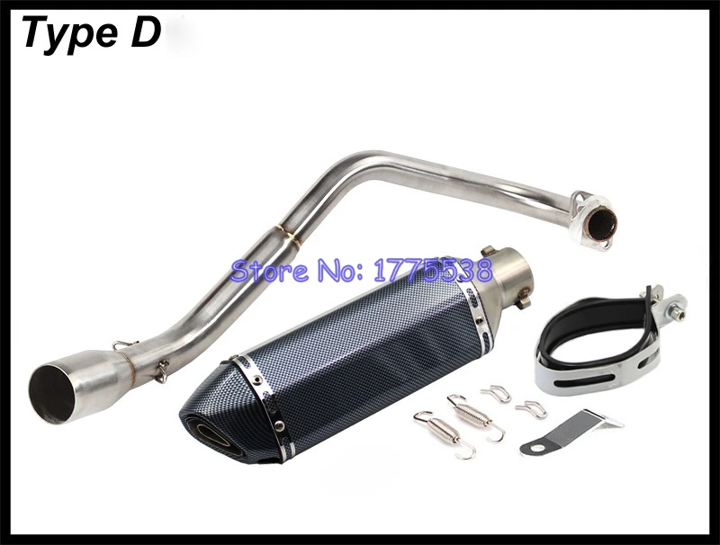 For Honda MSX125 2016-2020 for Honda Grom 2016-2020 Motorcycle Exhaust System Connector Header front Pipe with Muffler DB Killer - Image 4