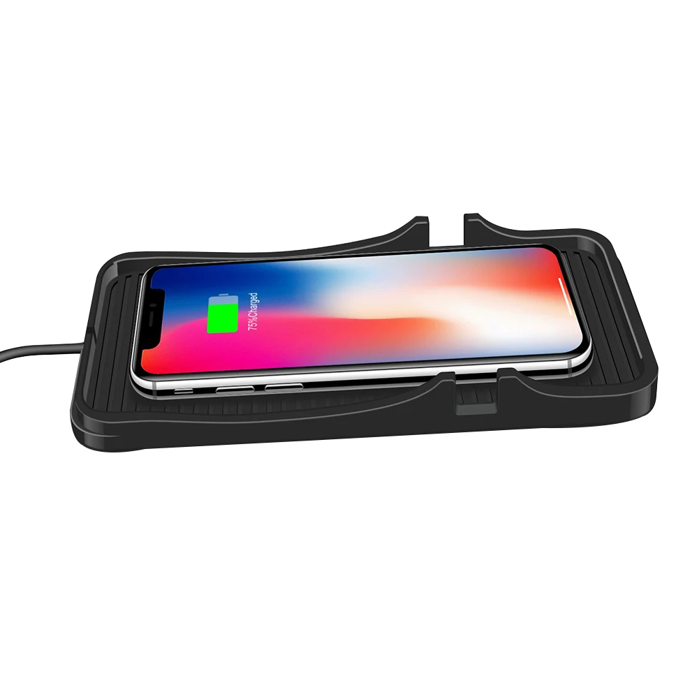 

C7 Wireless Car Charger Pad Portable Universal Vehicle Accessories Dashboard Stand Anti Slip Fast Charging Phone Holder Silicone