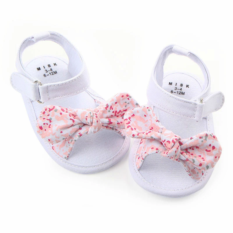 

Children Baby Kids Boys Girls Shoes Non-Slip Canvas Bowknot Toddlers Newborn Infantil Sandals