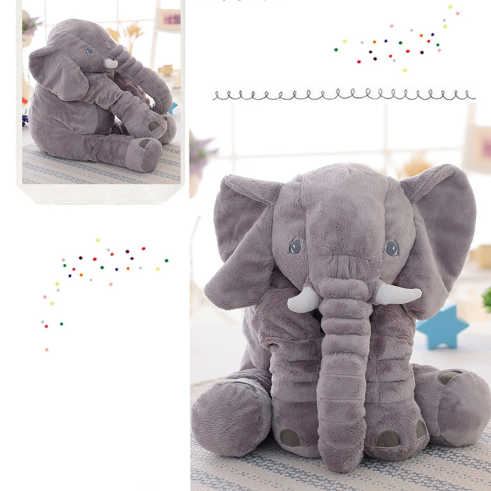 Elephant Soft Pillow Stuffed Toys Baby Plush Doll Children Little Ones Universe