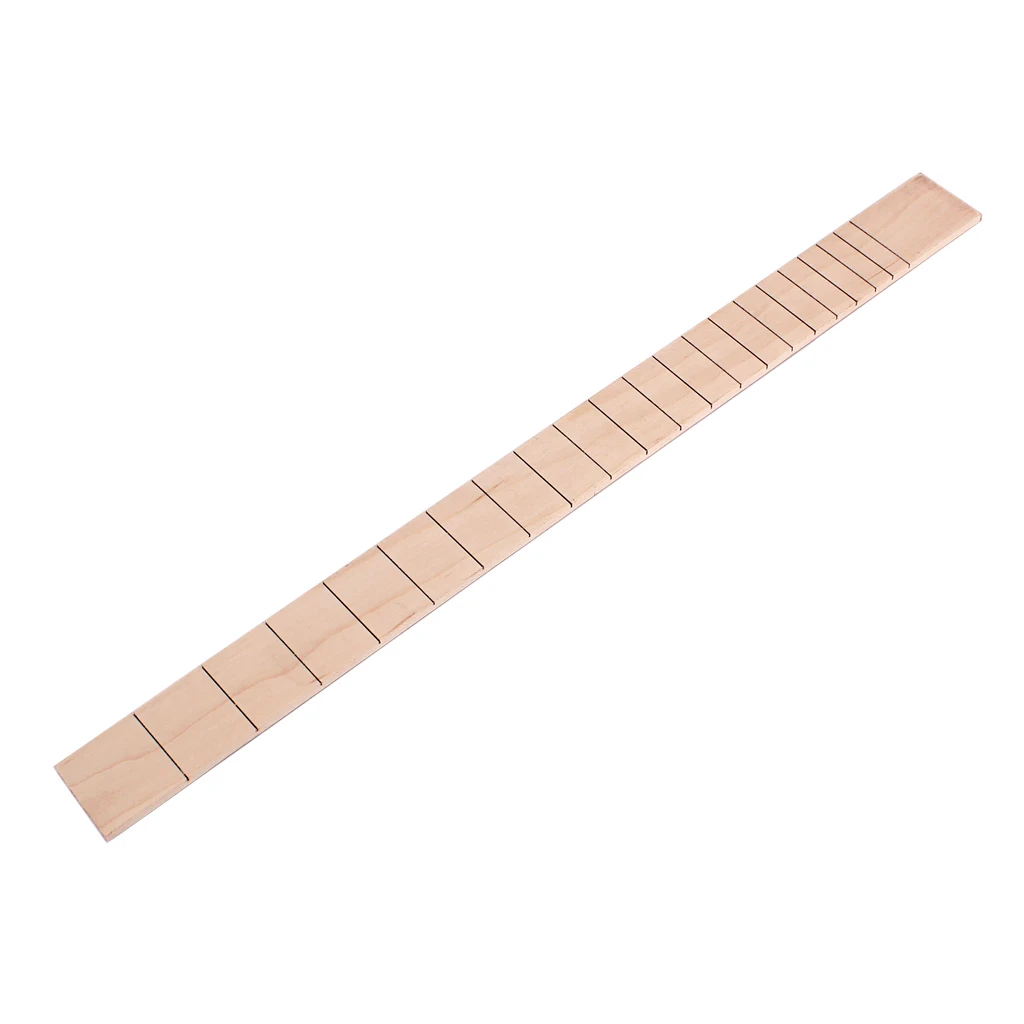 

Fretboard With 21 Frets Maple Fingerboard For Three String Cigar Box Guitar Replacement