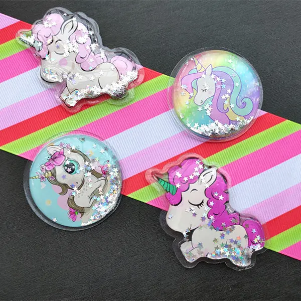Cartoon horse 1pcs cute quicksand water shaker for bow making 26# | Дом и сад