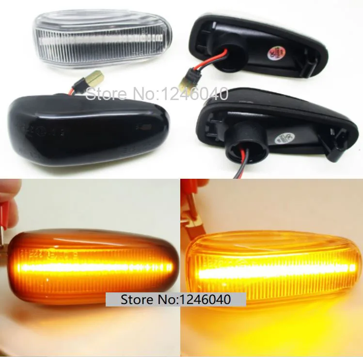 2 шт. светодиодные боковые габаритные огни светильник тели поворота для Mercedes BENZ