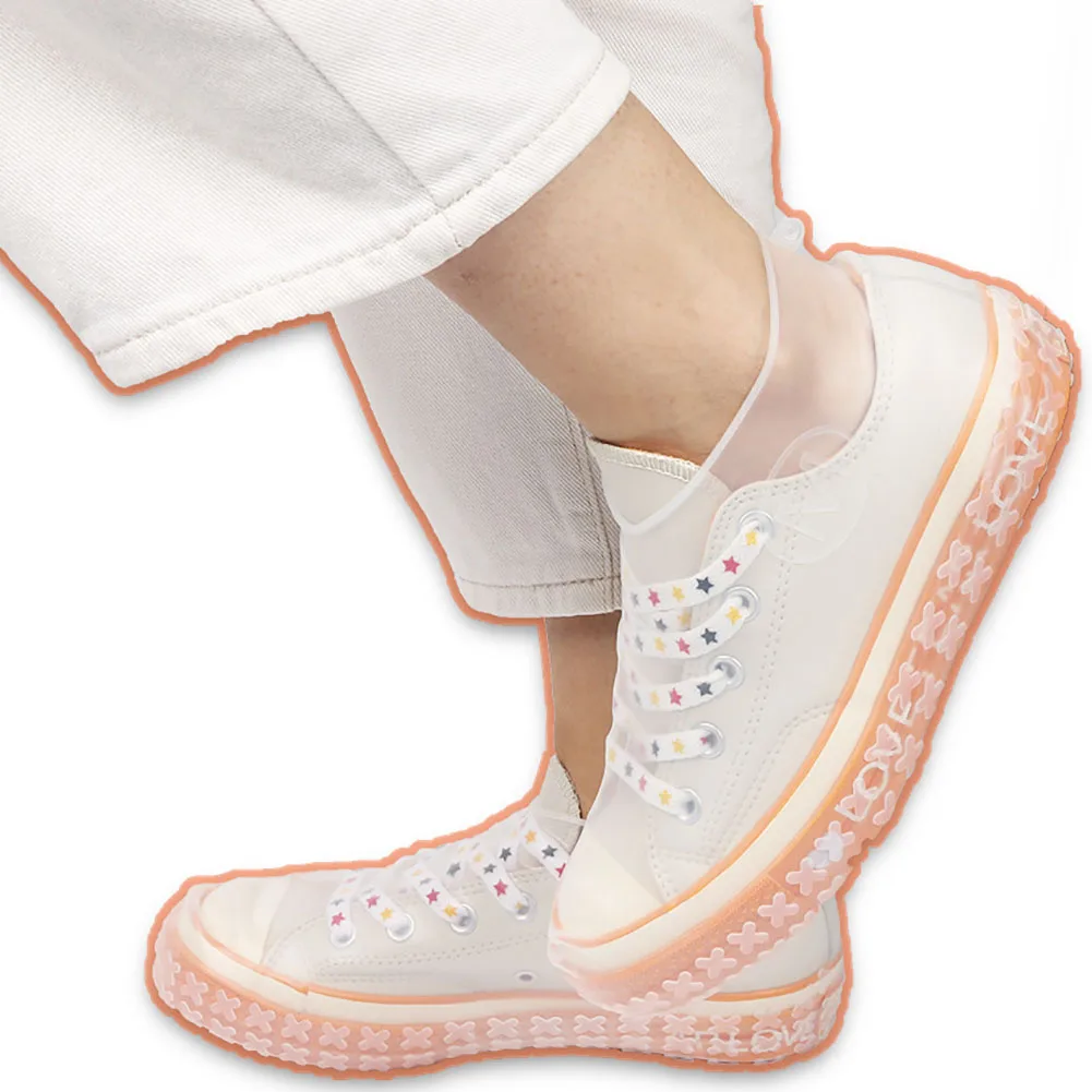 

Men Women Durable Climbing Wear Resistant Shoe Cover Waterproof Solid Lightweight Silicone Outdoor Hiking Thick Sole Soft