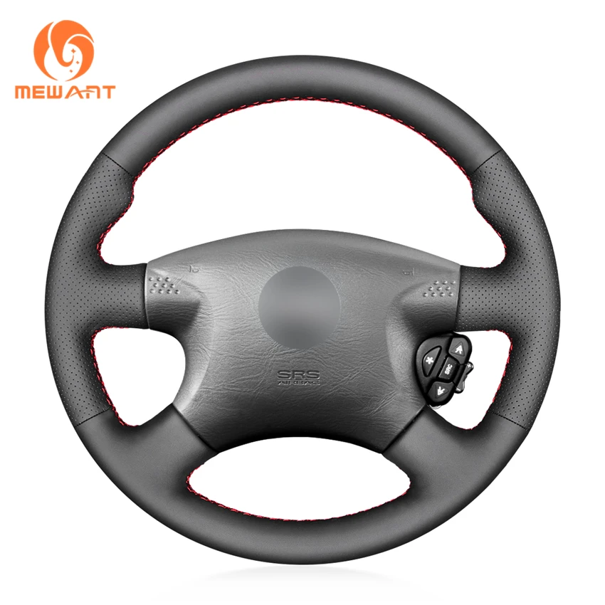 MEWANT черная искусственная кожа для Nissan Almera (N16) X-Trail (T30) Terrano 2 Tino Micra первоклассная |