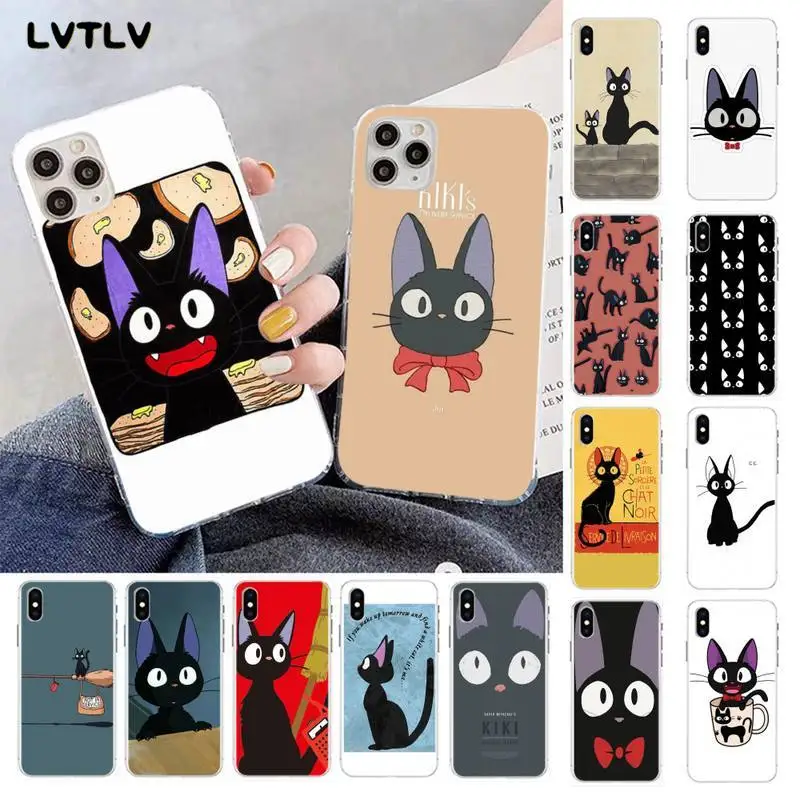Роскошный чехол Kikis с изображением кошки для iPhone 13 11 pro XS MAX 8 7 6 6S Plus X 5S SE 2020 XR |