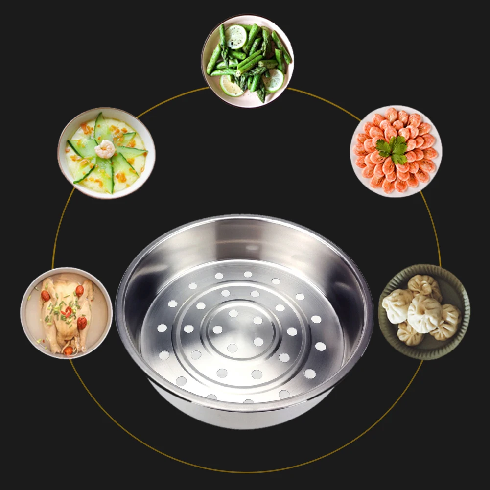 Пароварка из нержавеющей стали для приготовления пищи, корзина для овощей и фруктов, инструменты для уборки на кухне