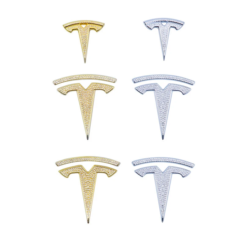 front, steering wheel, rear trunk PEAKTOWN Car steering wheel Rear Trunk front 3PCS logo Badge Decals for Tesla Model 3 Decorative Accessories CARBON FIBER