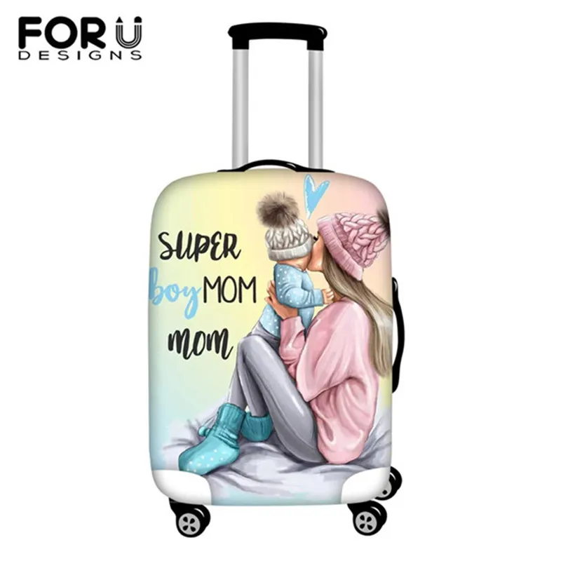 FORUDESIGNS 3D единорог кошка багаж защитный чехол против царапин багажный чехол для 1"-28" чемодан на колесиках эластичный пылезащитный - Цвет: HME1253