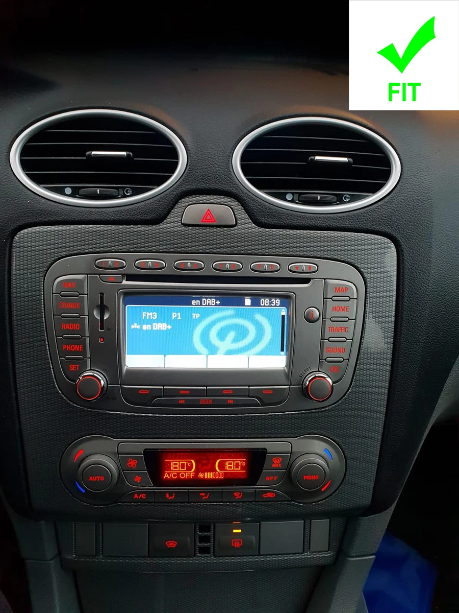 Discount 7" Android 9.0 Pie OS Car DVD Multimedia Navigation GPS Radio for Ford Focus 2008-2011 & S-Max 2008-2011 & Galaxy 2011-2012 0