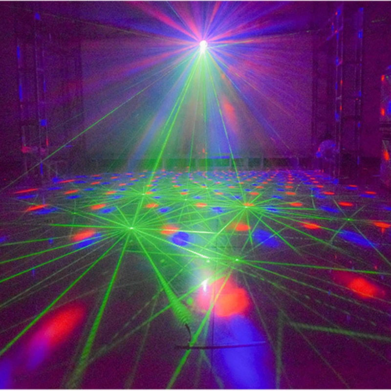 Дискотека Лазерное освещение rgb проектор Вечерние огни DJ освещение эффект для продажи светодиодный для дома Свадебные украшения диско шар свет музыка